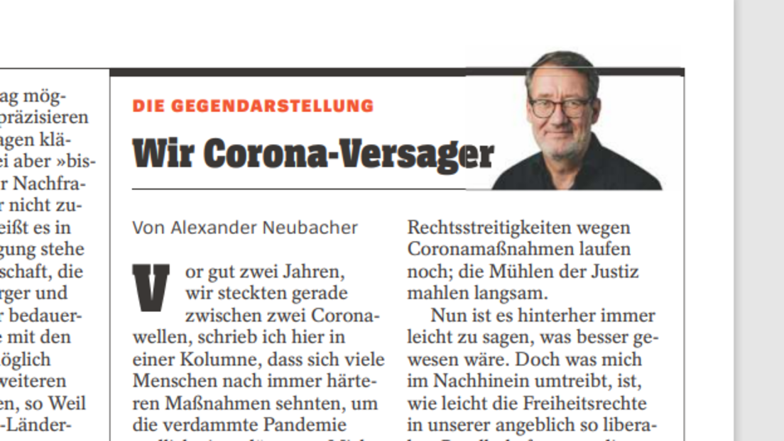 Impfschäden und Freiheitsrechte: Medien bestätigen die Corona-Kritiker