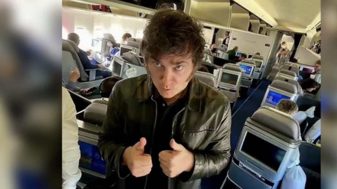 Argentiniens Präsident Javier Milei fliegt mit Lufthansa zum WEF