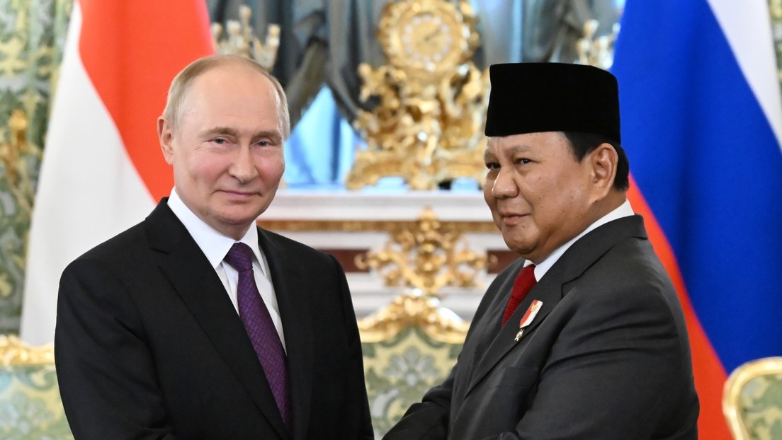 Russlands Präsident Putin empfängt Indonesiens gewählten Staatschef Subianto