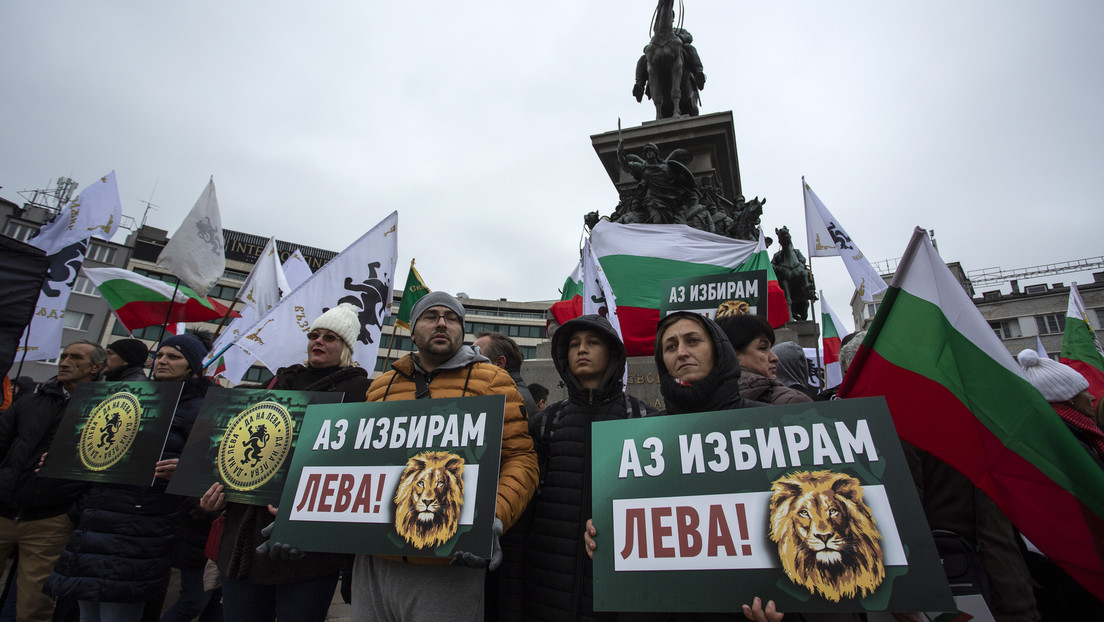 Protesta en Bulgaria contra las políticas de la UE