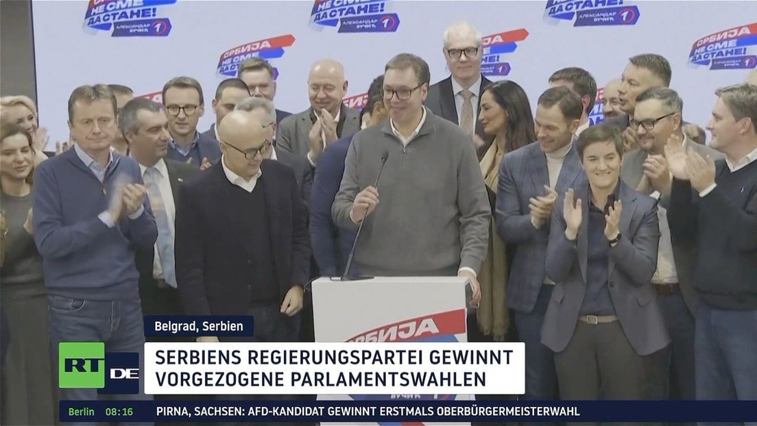 Vučić gewinnt Parlamentswahlen in Serbien