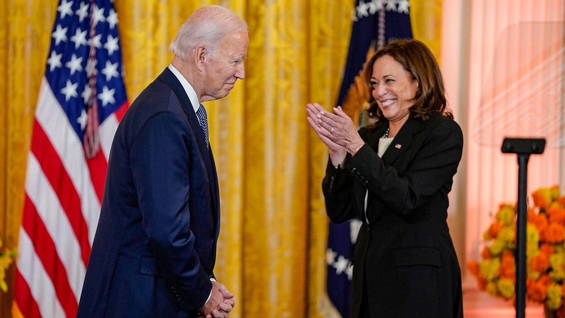 VIDEO: Biden felicita a Kamala Harris por su cumpleaños y la describe como "una gran presidenta"