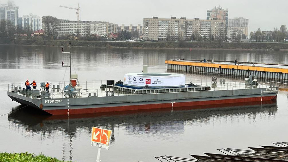 Rusia envía una pieza clave para el reactor de fusión nuclear internacional en Francia