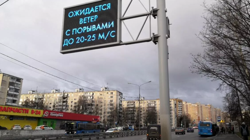 Спасатели предупредили об усилении ветра до 20 м/с в Москве