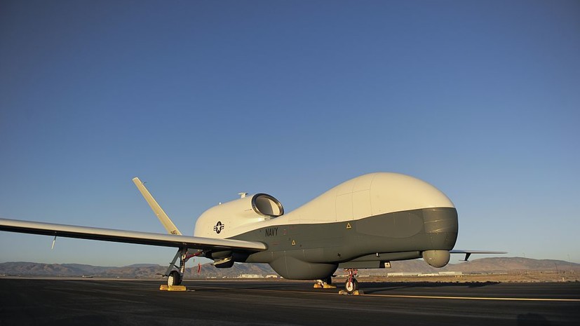 Над Чёрным морем заметили американский разведывательный беспилотник RQ-4 Global Hawk