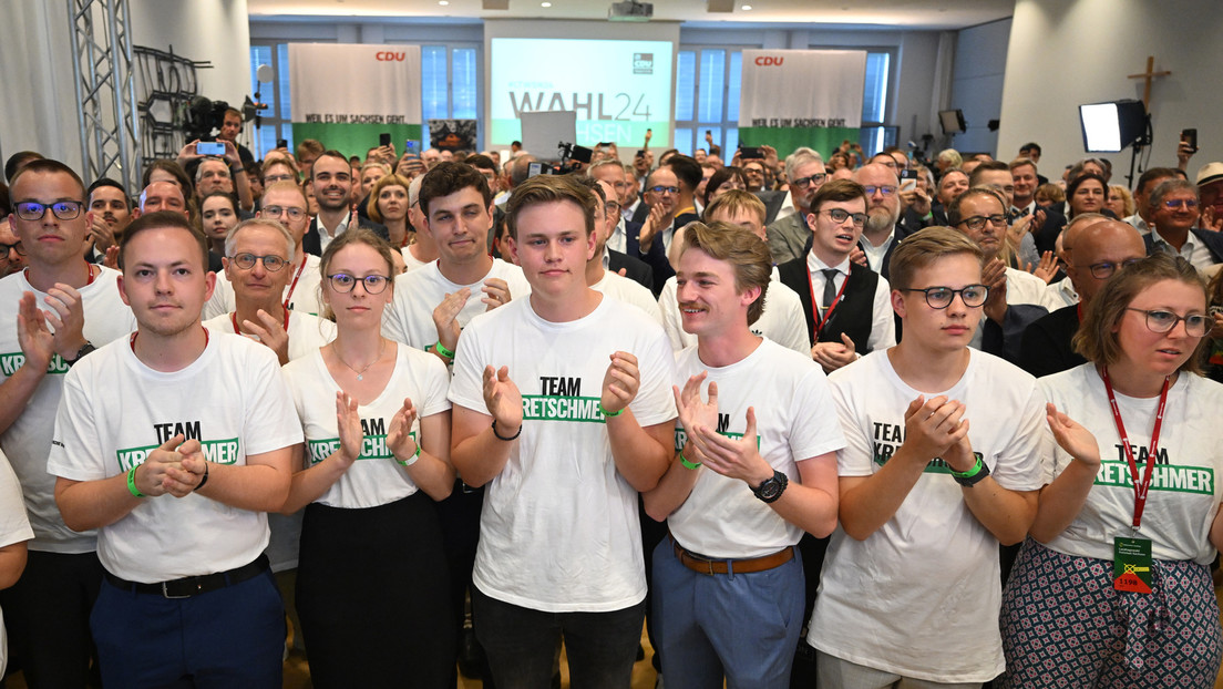 Schwierige Regierungsbildung: CDU bei Wahl in Sachsen laut Hochrechnung knapp vor AfD