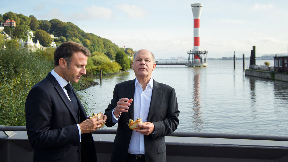 Scholz-Macron-Treffen: "Verteidigung der Demokratie" und "Fischbrötchen für die Freundschaft"