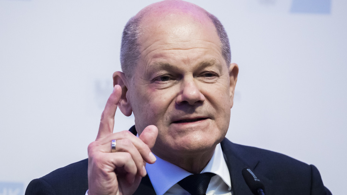 Bundeskanzler Olaf Scholz: Eurasien hat nie gegen Ozeanien Krieg geführt