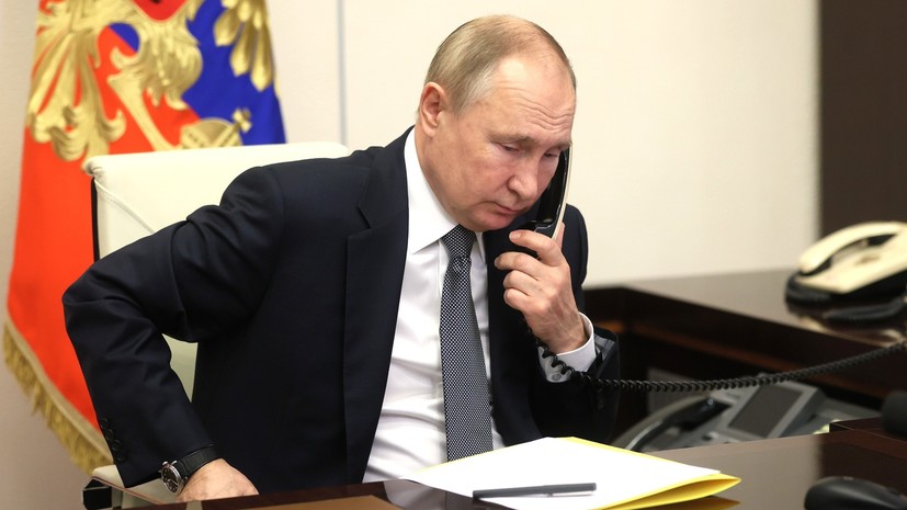 Путин провёл телефонный разговор с Алиевым