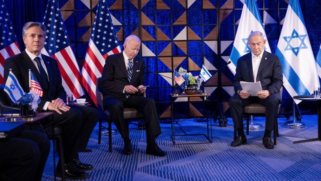 Joe Biden, Antony Blinken, William Burns - und ihre kriminelle Rolle beim Massaker in Gaza