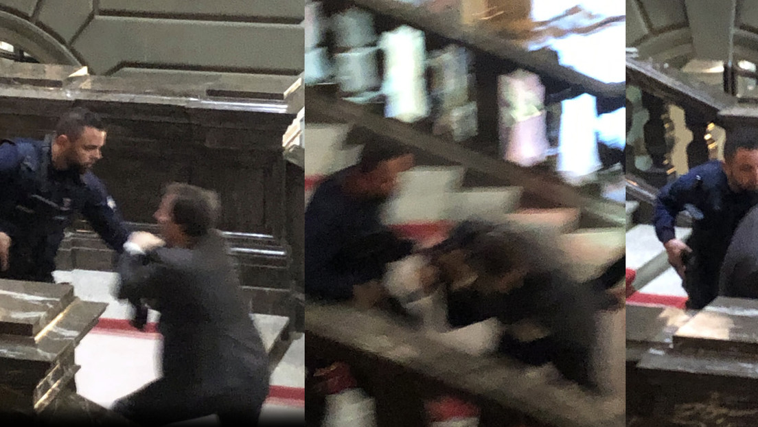 Vorfall beim "Friedensgipfel": Schweizer Politiker im Bundeshaus von Polizei attackiert