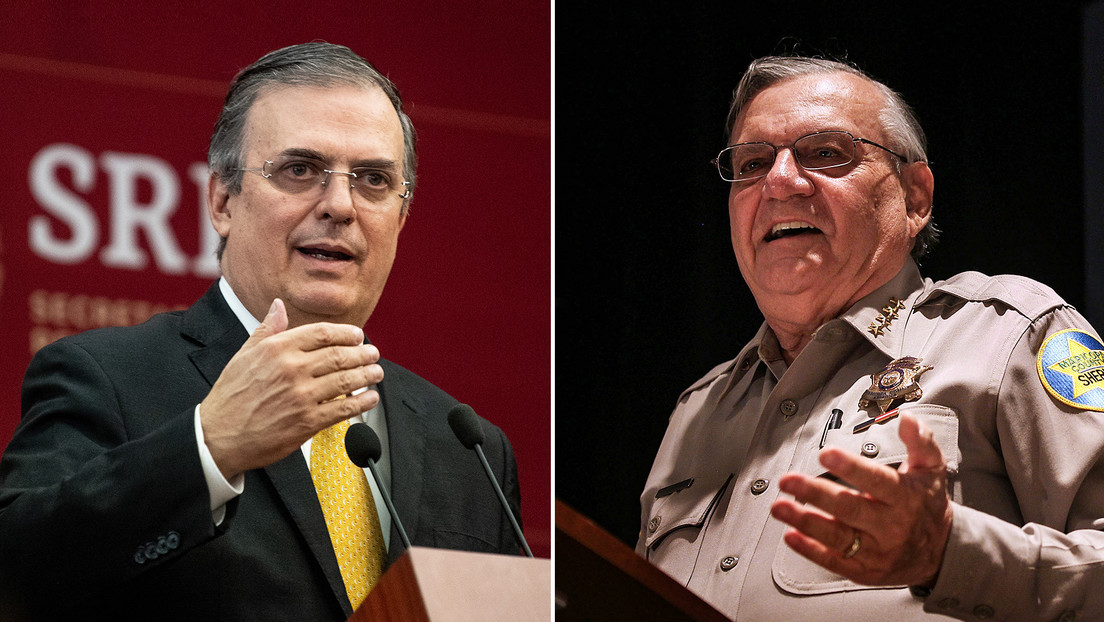 El canciller de México llama "delincuente" al 'exsheriff' Joe Arpaio y este responde