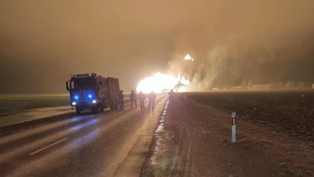 Gas-Pipeline im Norden Litauens durch Explosion zerstört