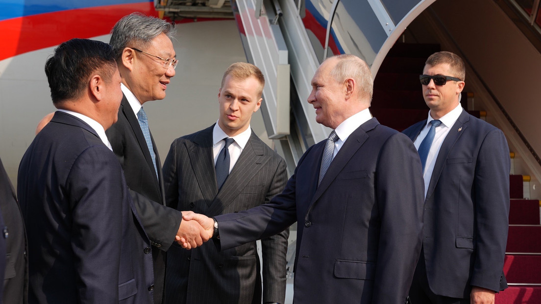 Putin in China eingetroffen