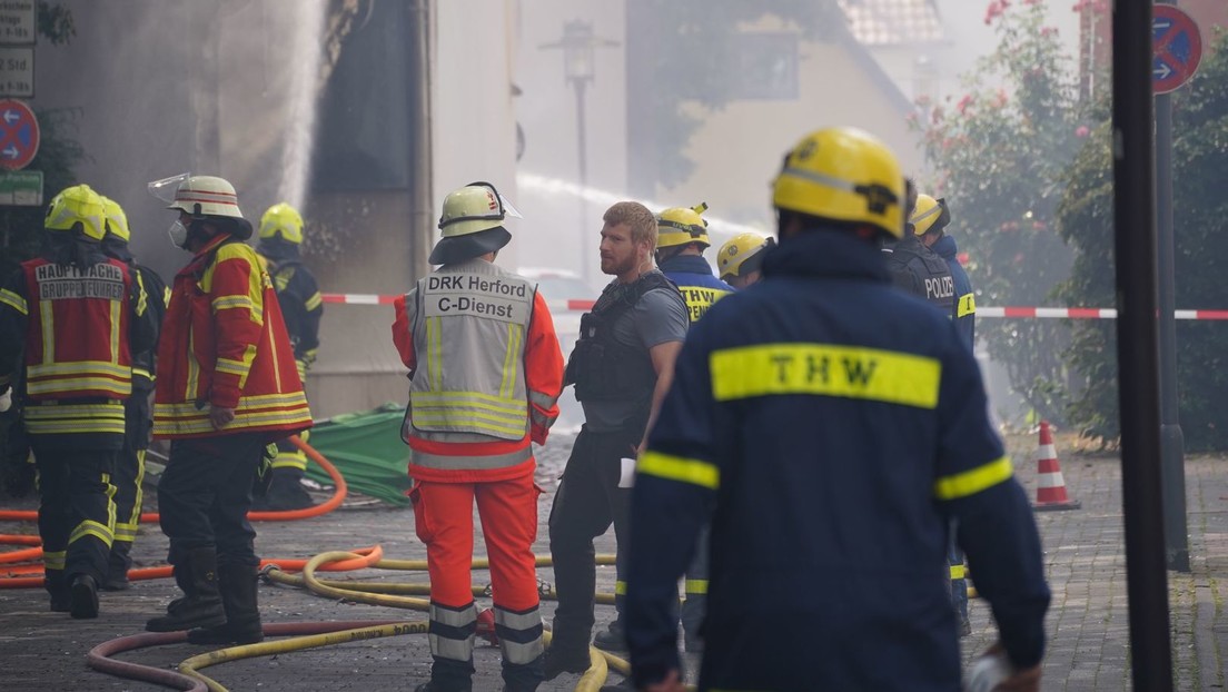 Möglicher Anschlag? Gewaltige Explosion in Herforder Bar
