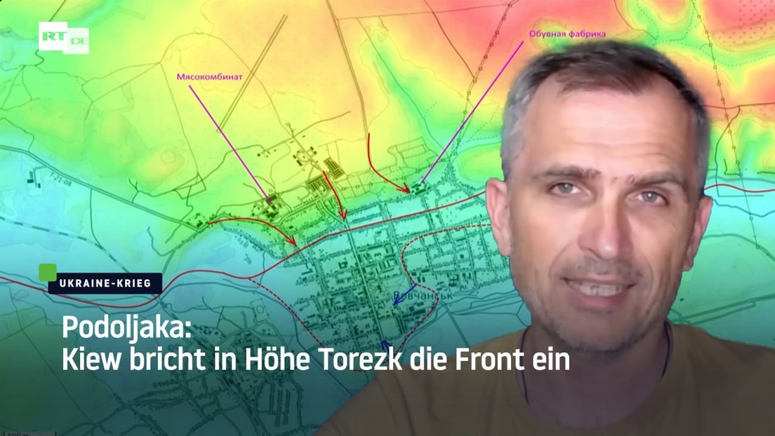 Podoljaka: Russischer Frontdurchbruch in Höhe Torezk