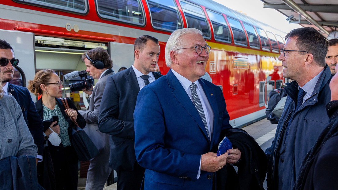 Unmaskiert: Steinmeier unterwegs – zur Feldforschung im Osten