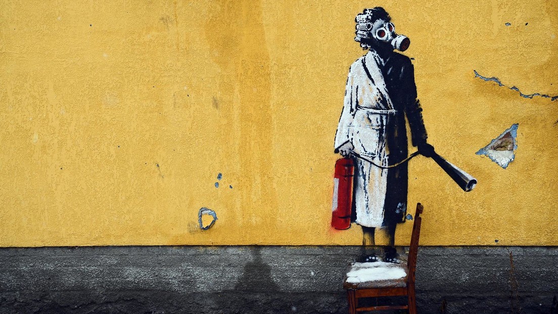 Ukraine: Аcht Festnahmen nach Diebstahl von Banksy-Graffiti